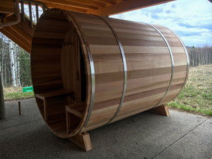 Eight Foot Sauna with Porch